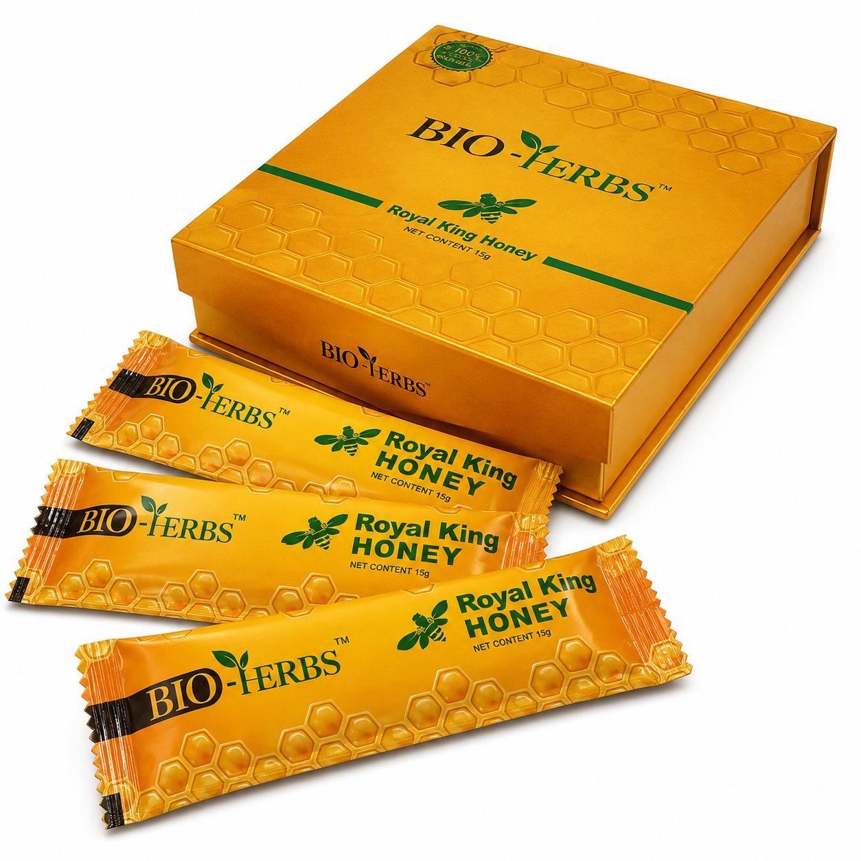 Королевский биомед Royal King Honey Bio-Herbs Dr's Secret (10 пакетиков × 30 г)